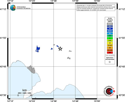 Mappa EMS - territori località
