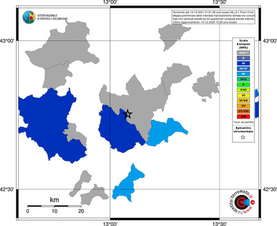 Mappa EMS - territori comuni