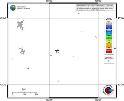 Mappa MCS - territori località
