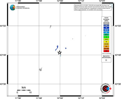 Mappa EMS - territori località