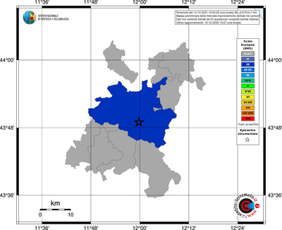 Mappa EMS - territori comuni