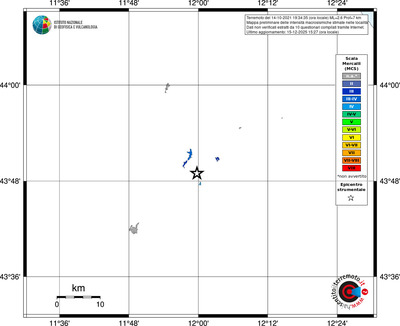 Mappa MCS - territori località