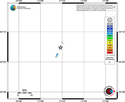 Mappa MCS - territori località