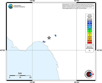 Mappa MCS - territori località