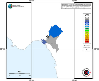 Mappa MCS - territori comuni