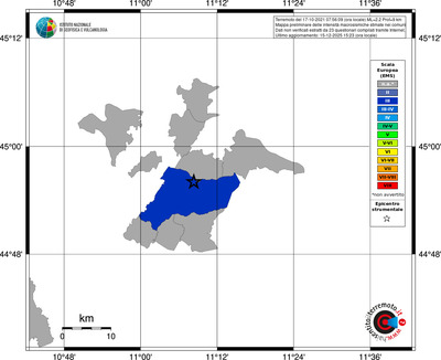 Mappa EMS - territori comuni