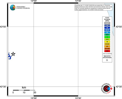 Mappa EMS - territori località