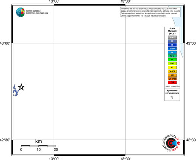 Mappa MCS - territori località