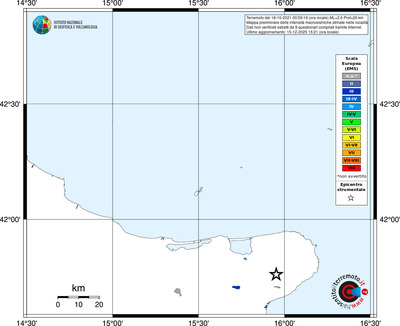 Mappa EMS - territori località