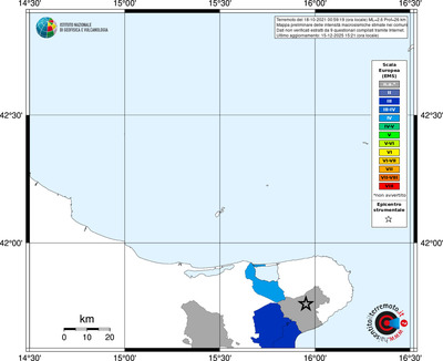 Mappa EMS - territori comuni