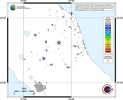 Mappa MCS - territori località