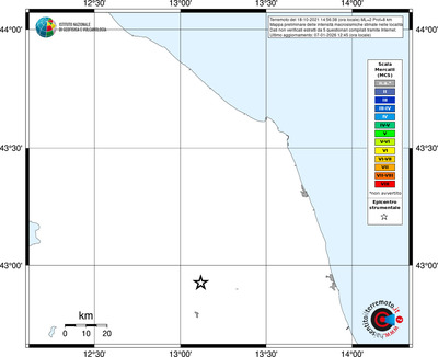 Mappa MCS - territori località
