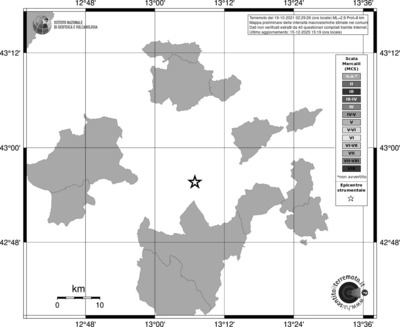 Mappa MCS - territori comuni