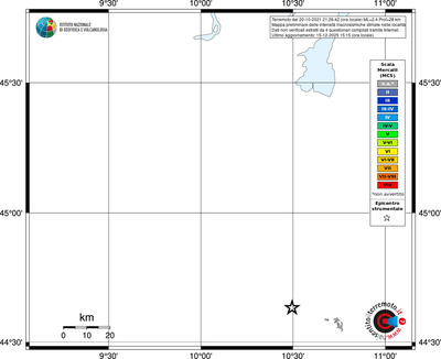 Mappa MCS - territori località
