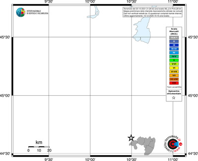Mappa MCS - territori comuni