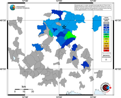 Mappa EMS - territori comuni