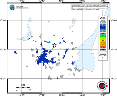 Mappa EMS - territori località