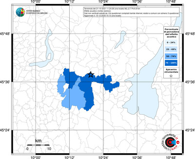 Mappa territorio comunale con almeno 3 questionari