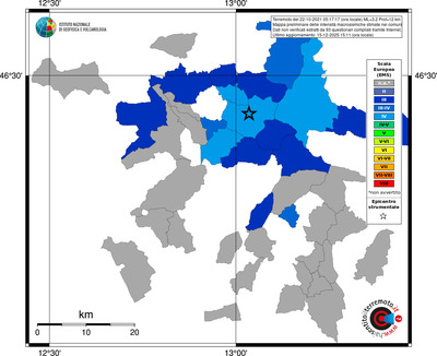 Mappa EMS - territori comuni
