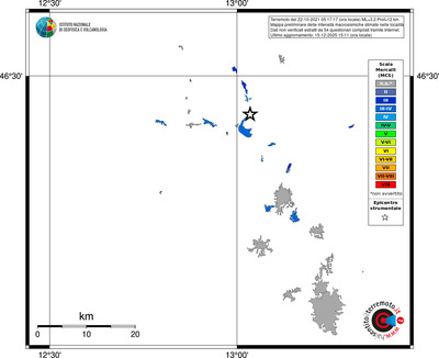 Mappa MCS - territori località
