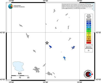 Mappa MCS - territori località