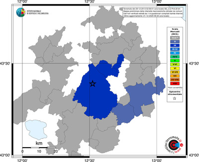 Mappa MCS - territori comuni