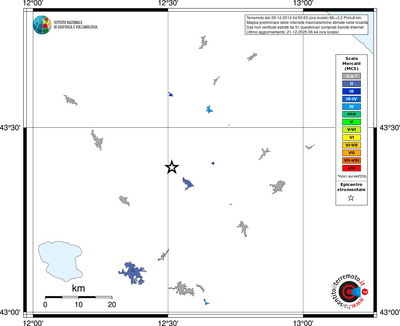 Mappa MCS - territori località