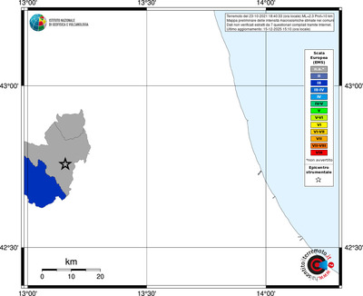 Mappa EMS - territori comuni