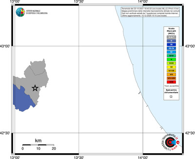 Mappa MCS - territori comuni