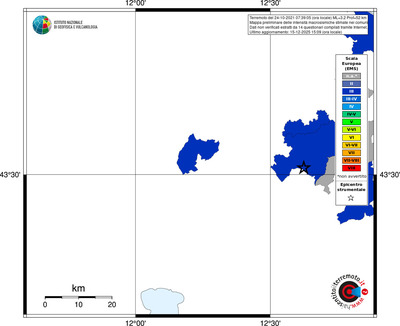 Mappa EMS - territori comuni