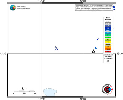 Mappa MCS - territori località