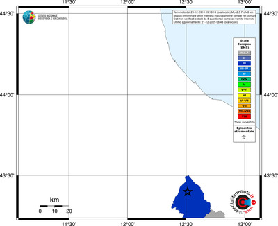 Mappa EMS - territori comuni