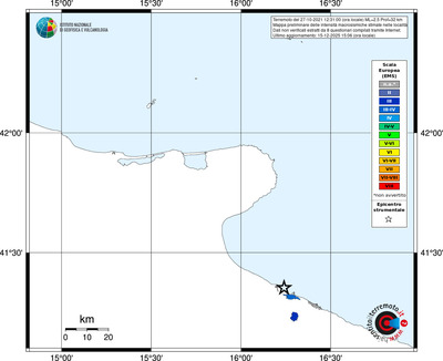 Mappa EMS - territori località