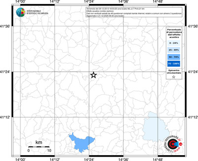 Mappa territorio comunale con almeno 3 questionari