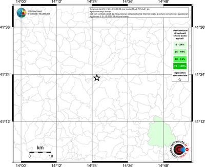 Mappa territorio comunale con almeno 3 questionari