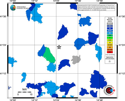 Mappa MCS - territori comuni