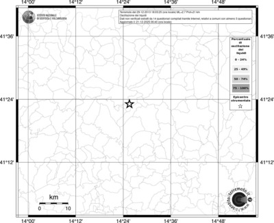 Mappa territorio comunale con almeno 3 questionari