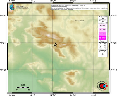 Mappa comuni con almeno 3 questionari
