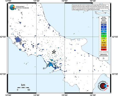 Mappa MCS - territori località