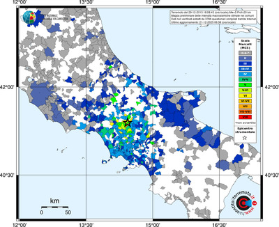 Mappa MCS - territori comuni