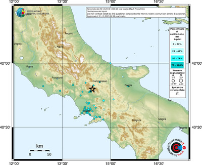 Mappa comuni con almeno 3 questionari