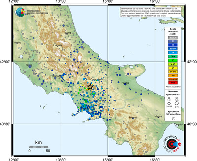 Mappa MCS - località