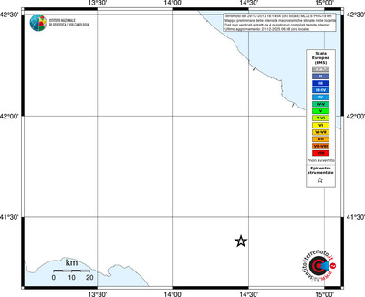 Mappa EMS - territori località