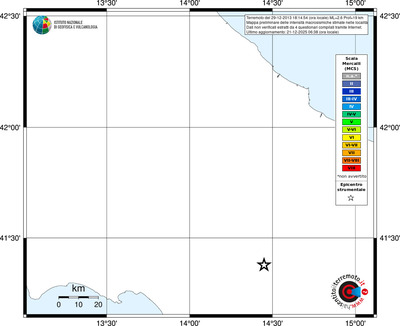 Mappa MCS - territori località