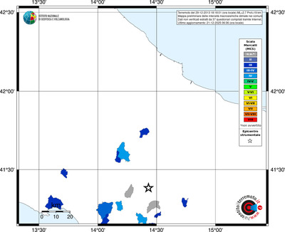 Mappa MCS - territori comuni