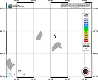 Mappa MCS - territori comuni