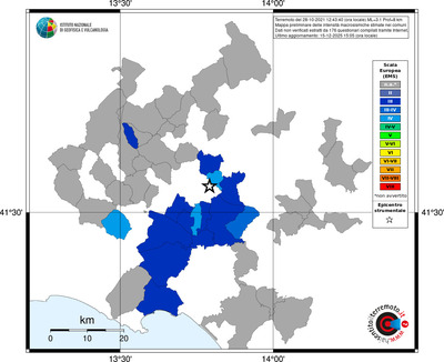 Mappa EMS - territori comuni