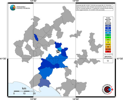 Mappa MCS - territori comuni