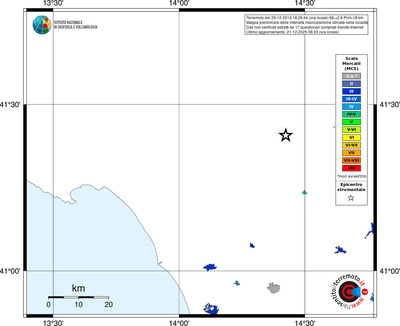 Mappa MCS - territori località