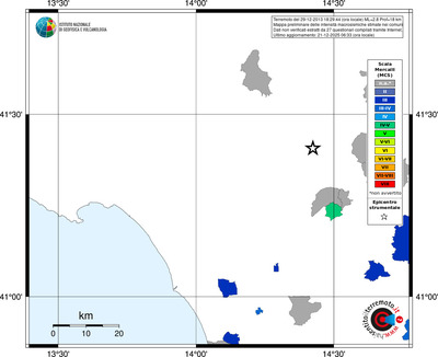 Mappa MCS - territori comuni